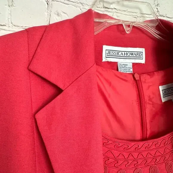 VTG Jessica Howard Wms 10 Linen Blend Sleeveless Maxi Dress With Matching Jacket - Picture 12 of 14